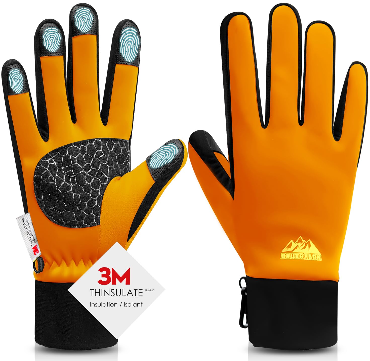 Winter Gloves — Orange