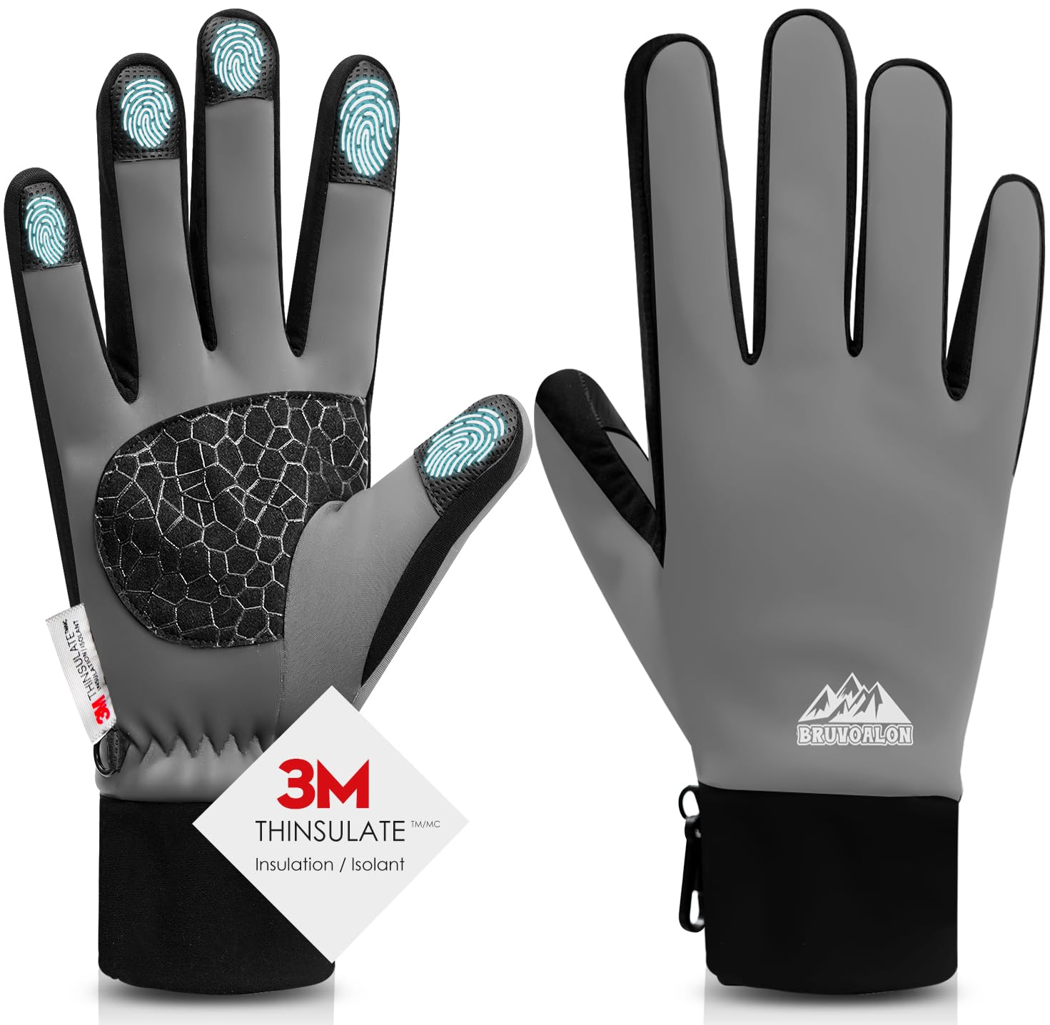 Winter Gloves — Gray