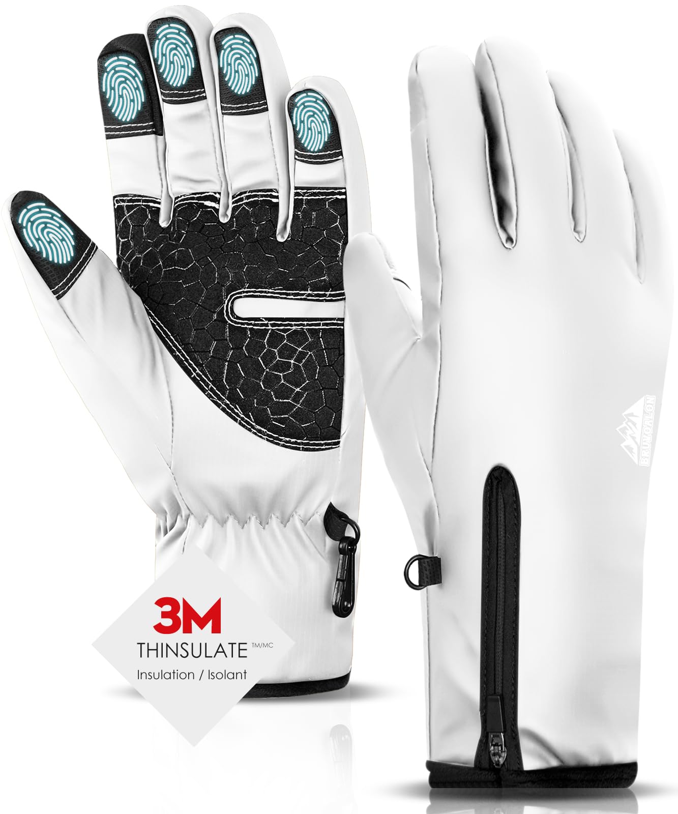 Winter Gloves — White