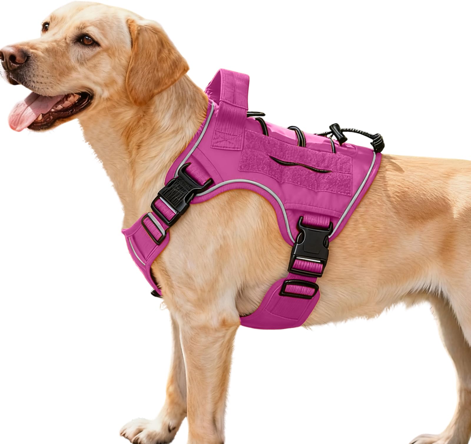 Tactical Dog Harness — Pink