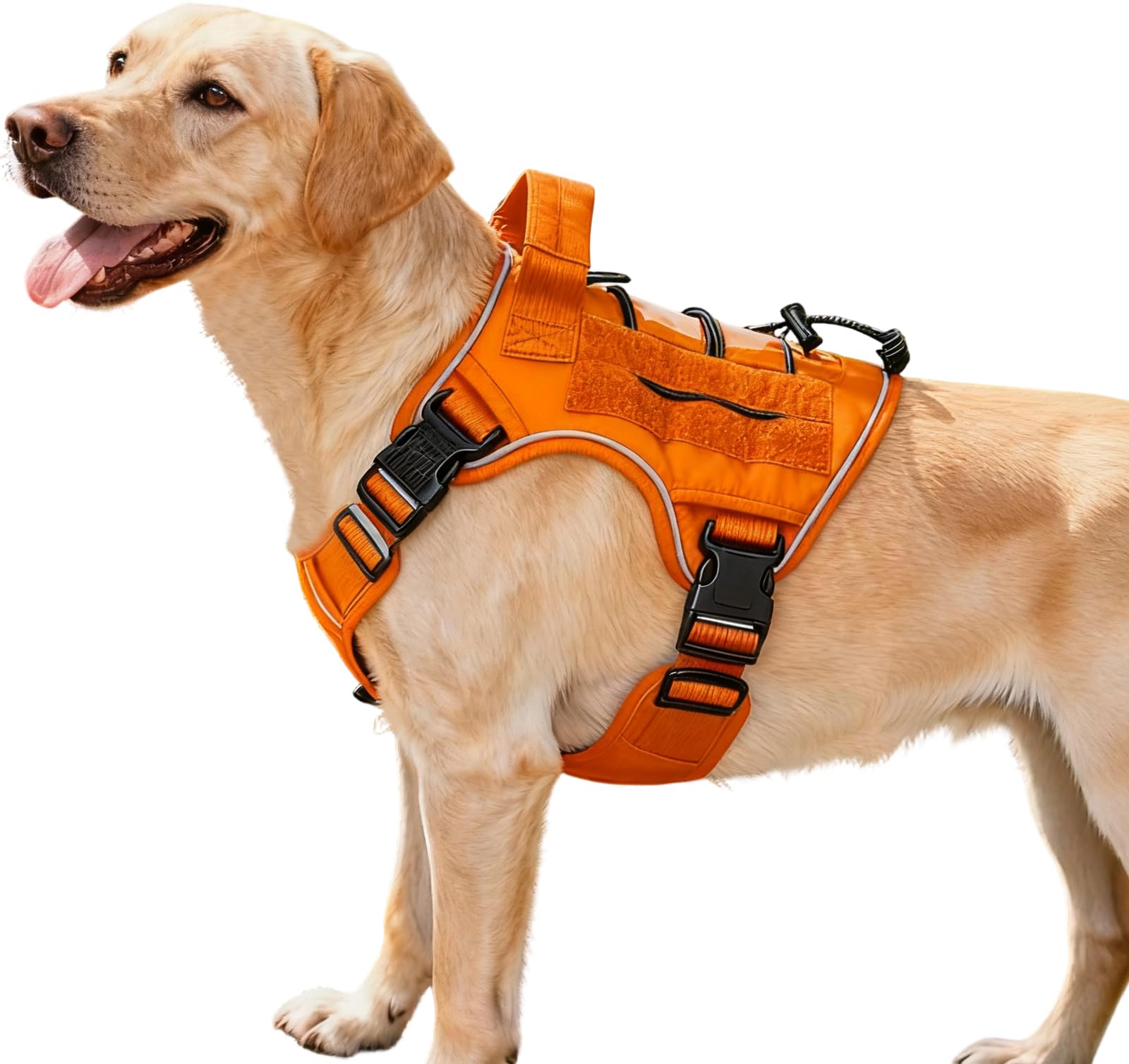 Tactical Dog Harness — Orange