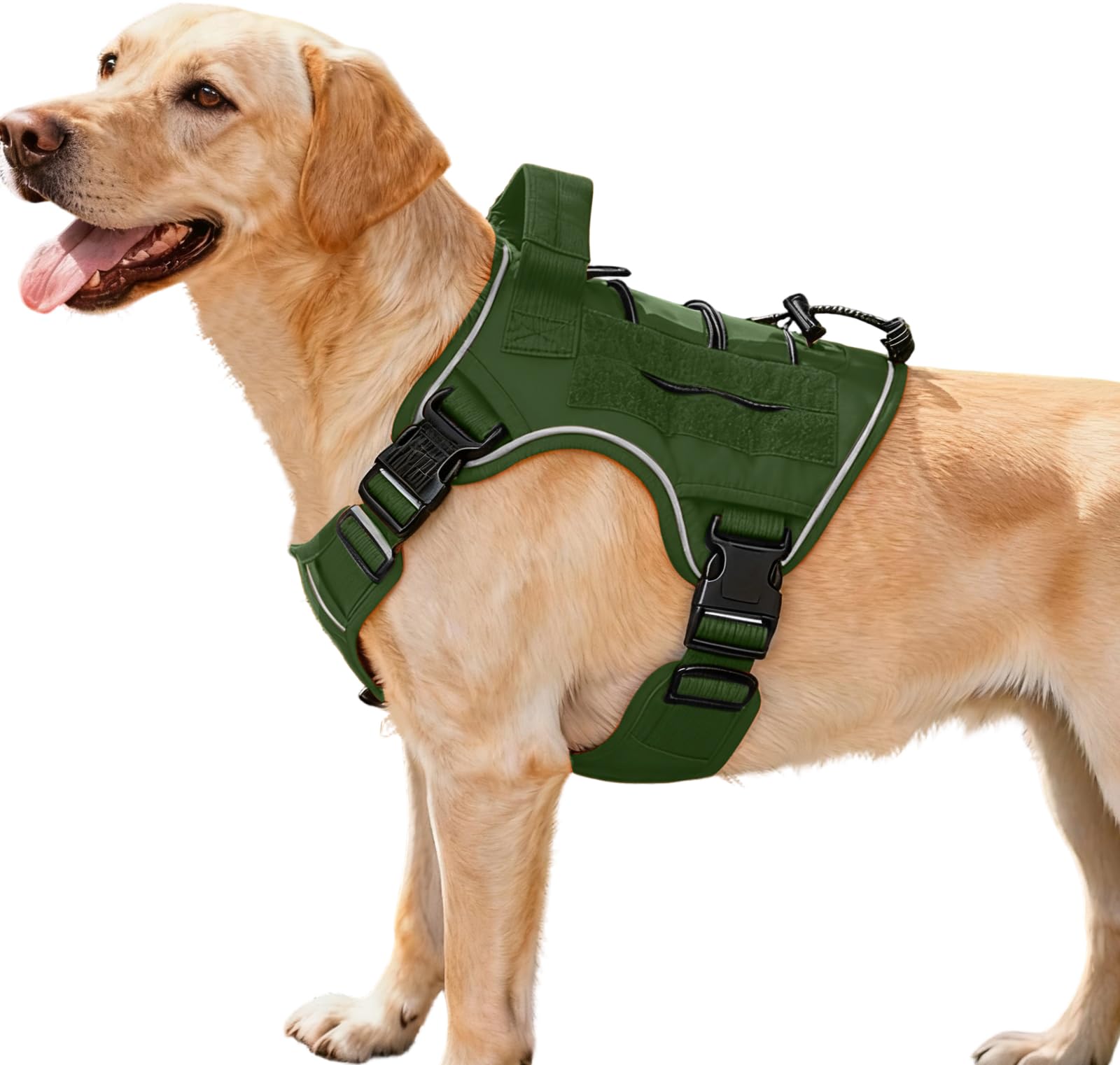 Tactical Dog Harness — Green