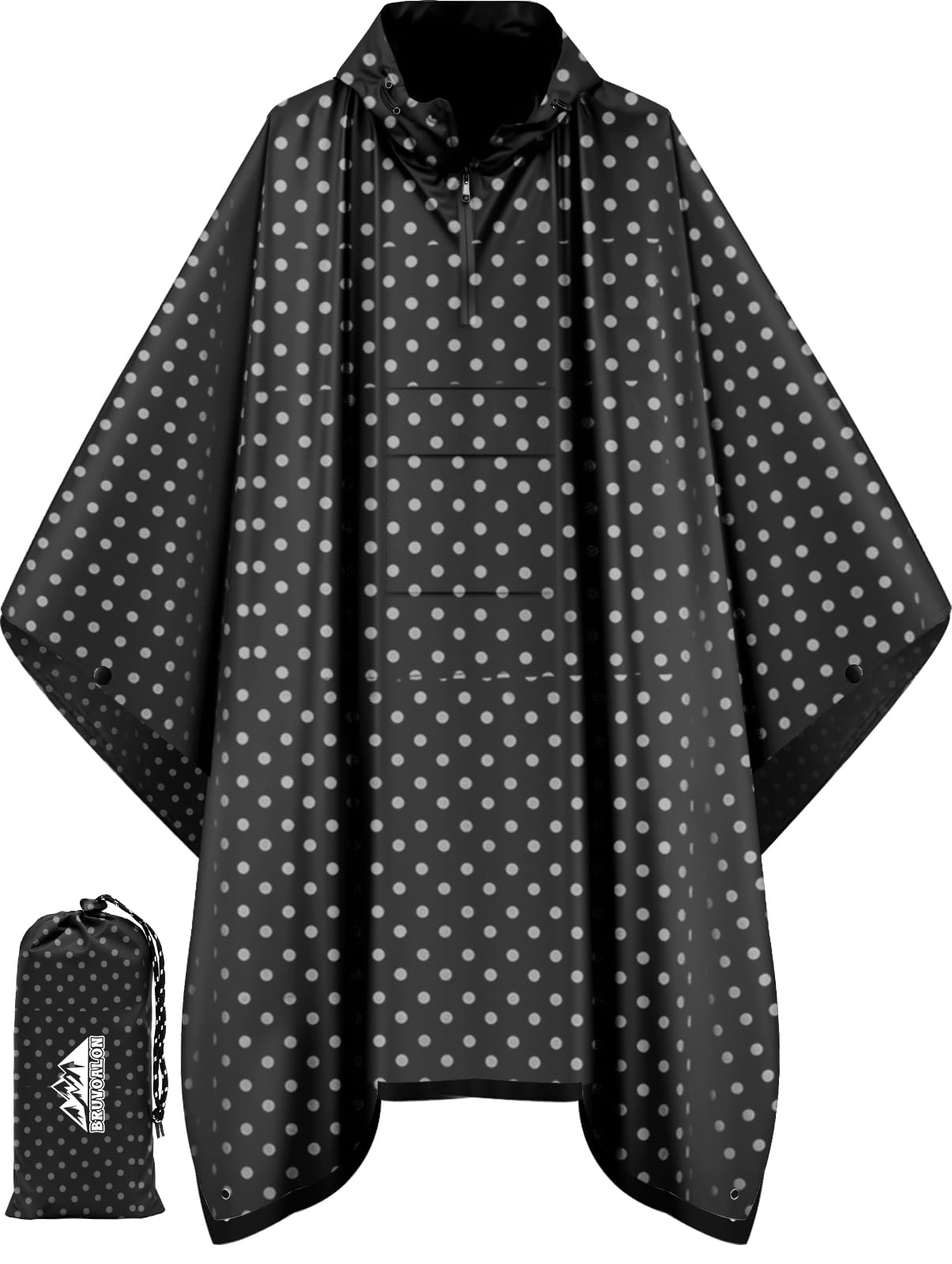 Rain Poncho — Black Point