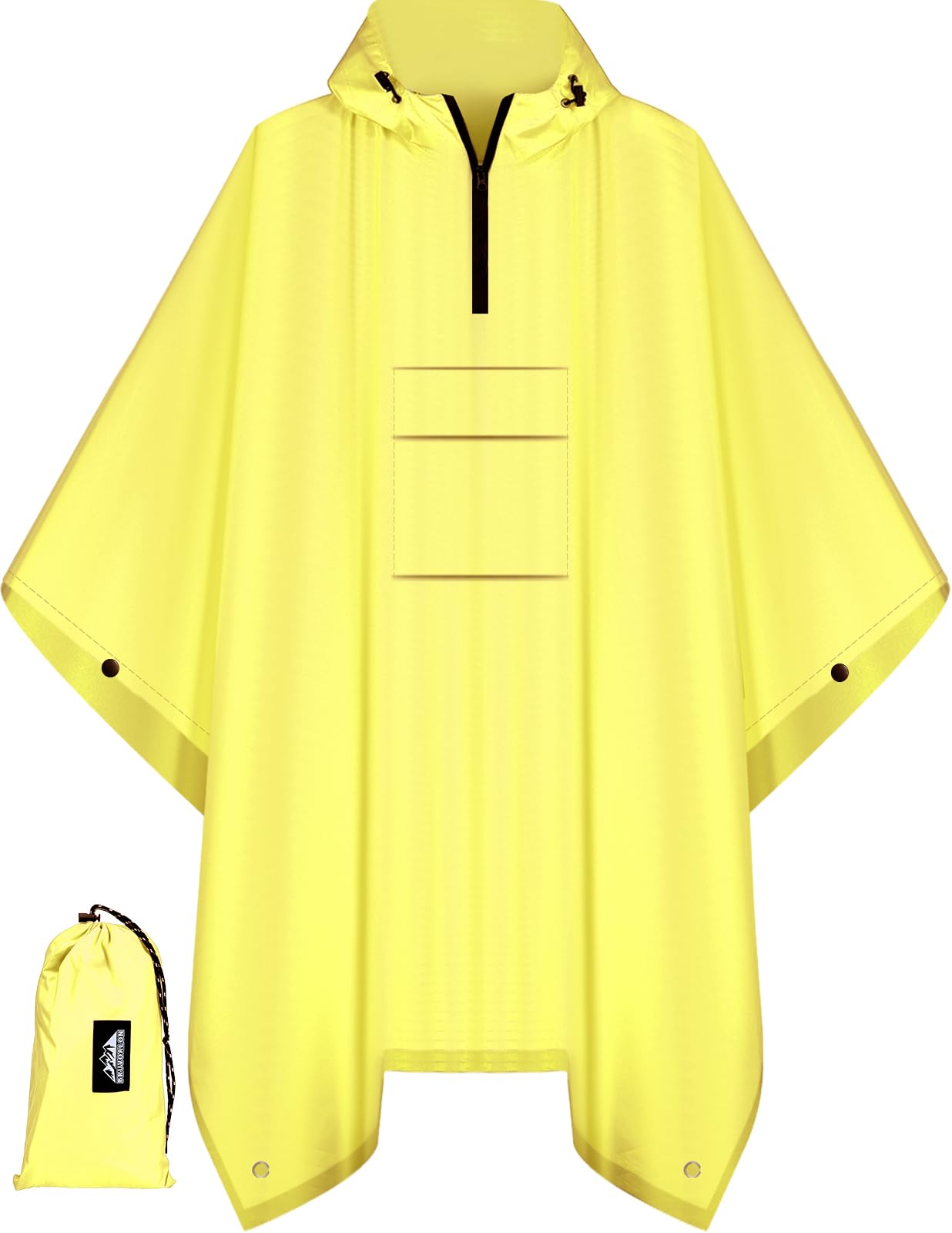Rain Poncho — Yellow