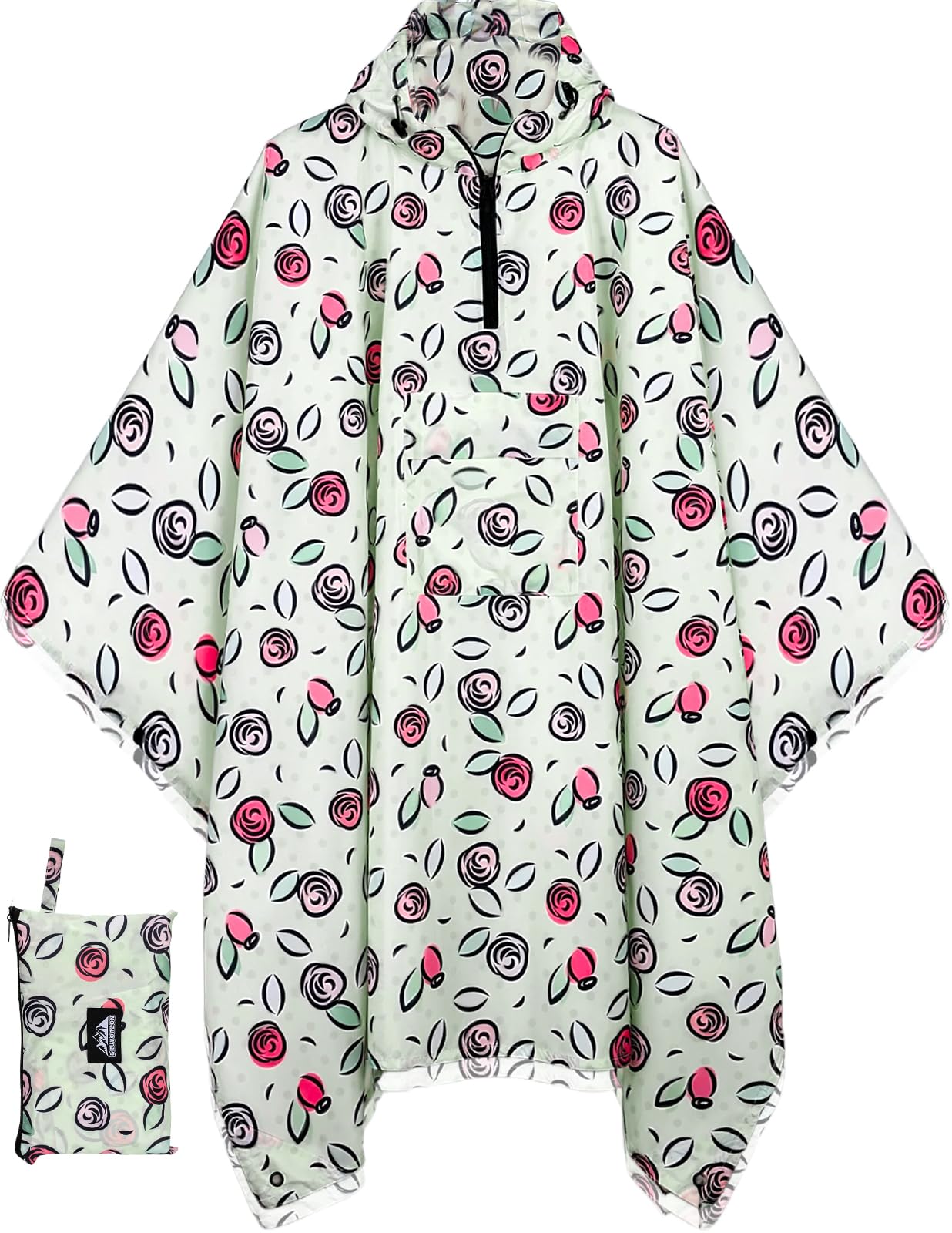 Rain Poncho — Rose