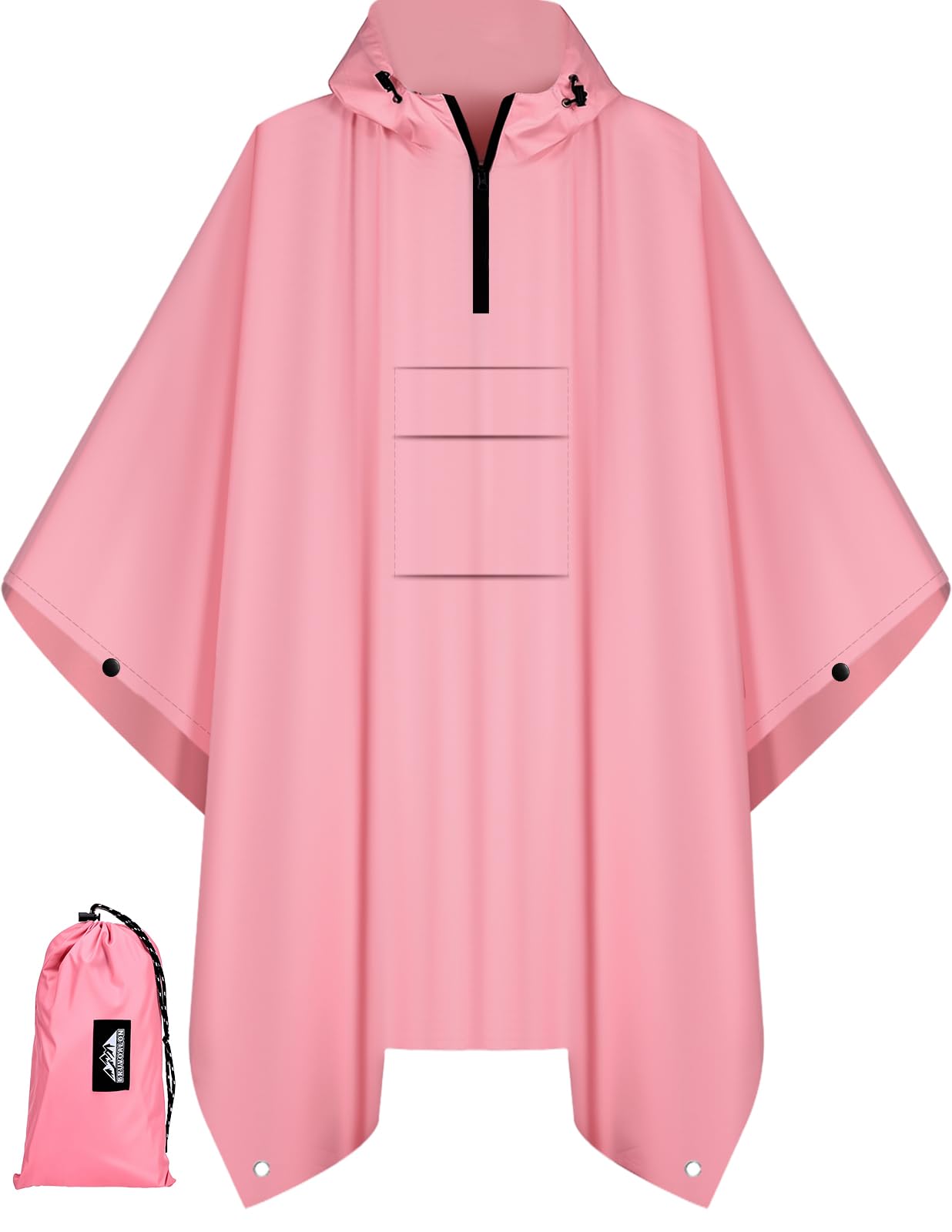 Rain Poncho — Pink