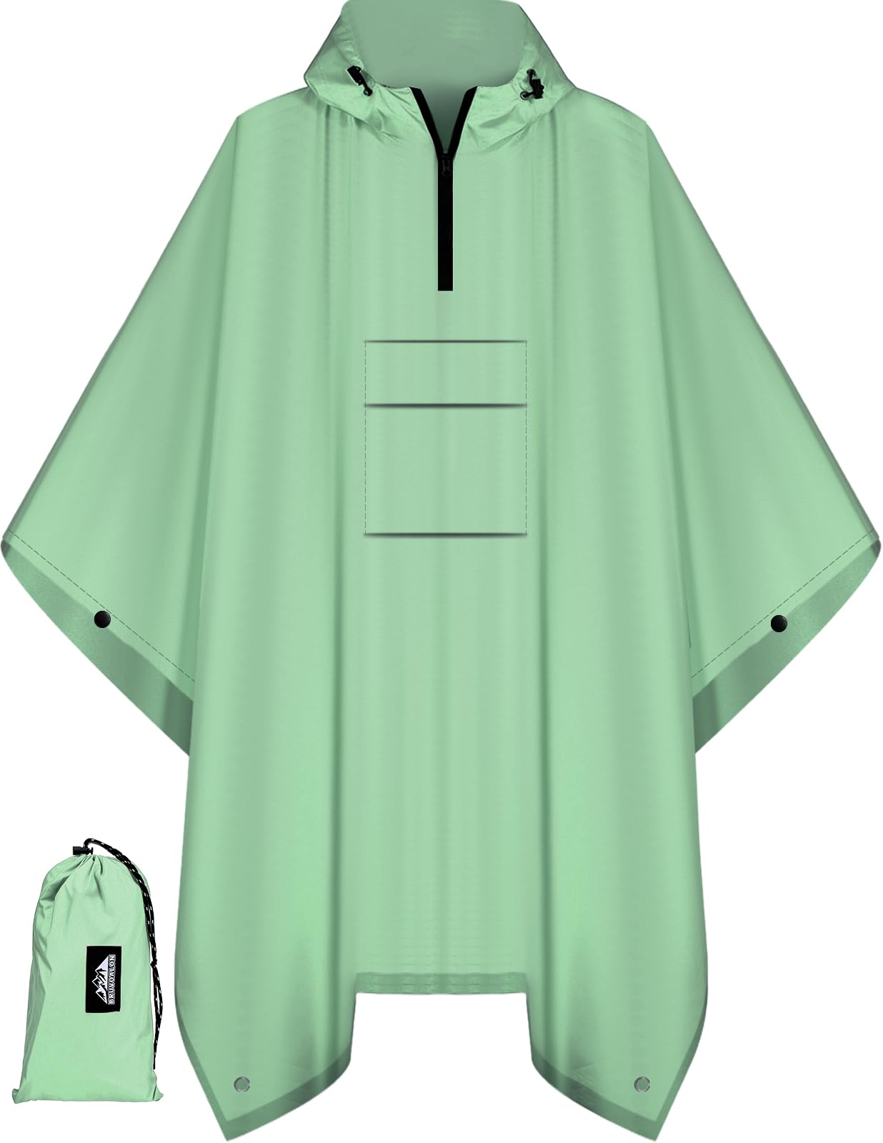 Rain Poncho — Green