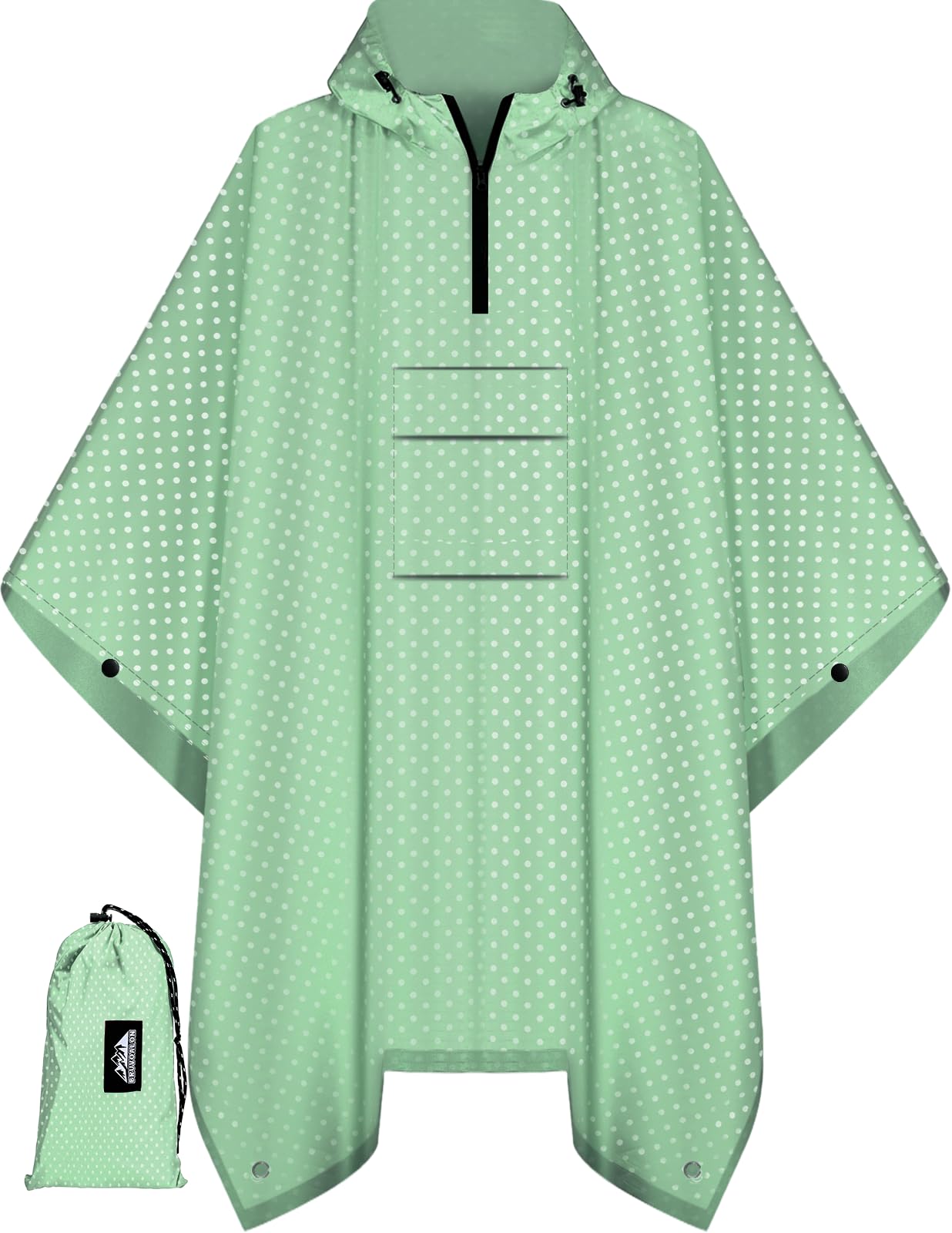 Rain Poncho — Green Point