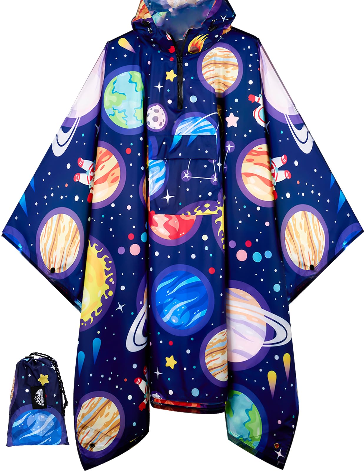 Rain Poncho — Starry Night