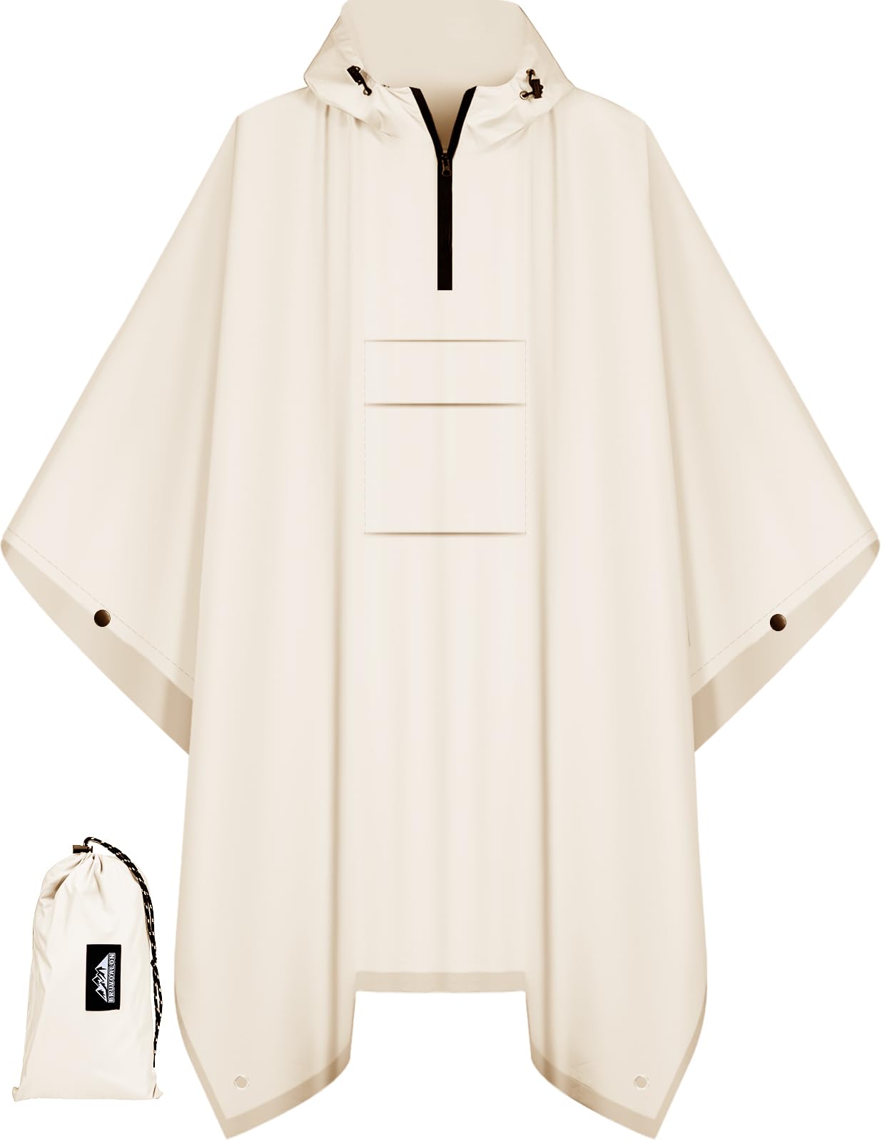 Rain Poncho — Beige
