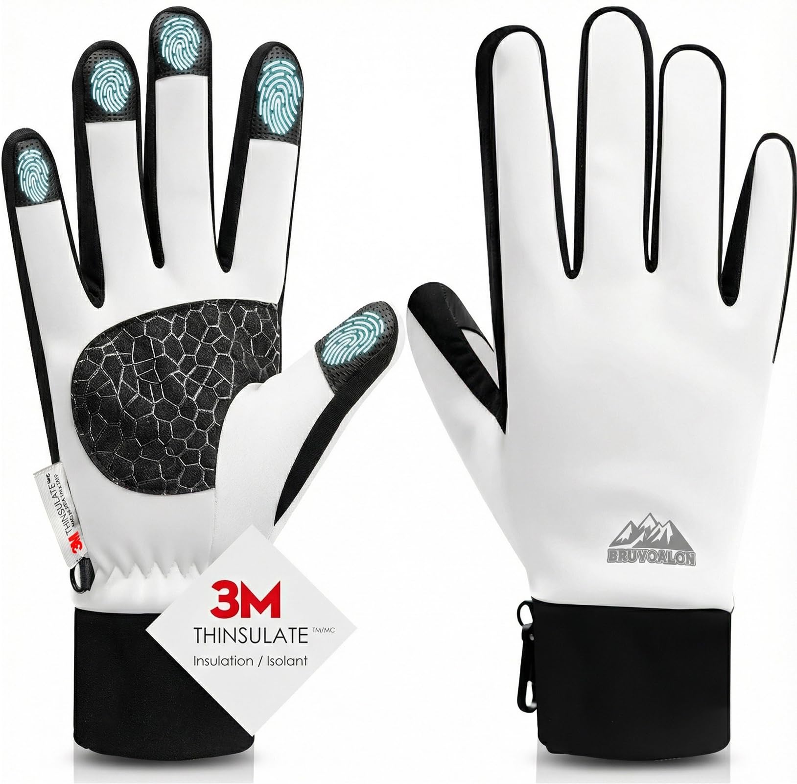 Winter Gloves — White