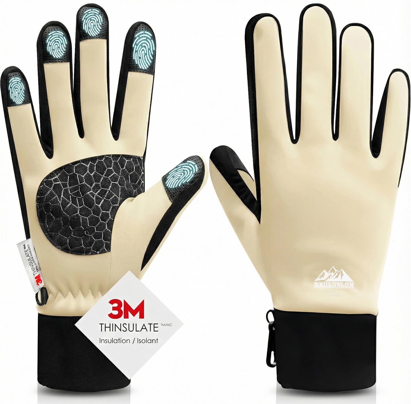 Winter Gloves — Beige